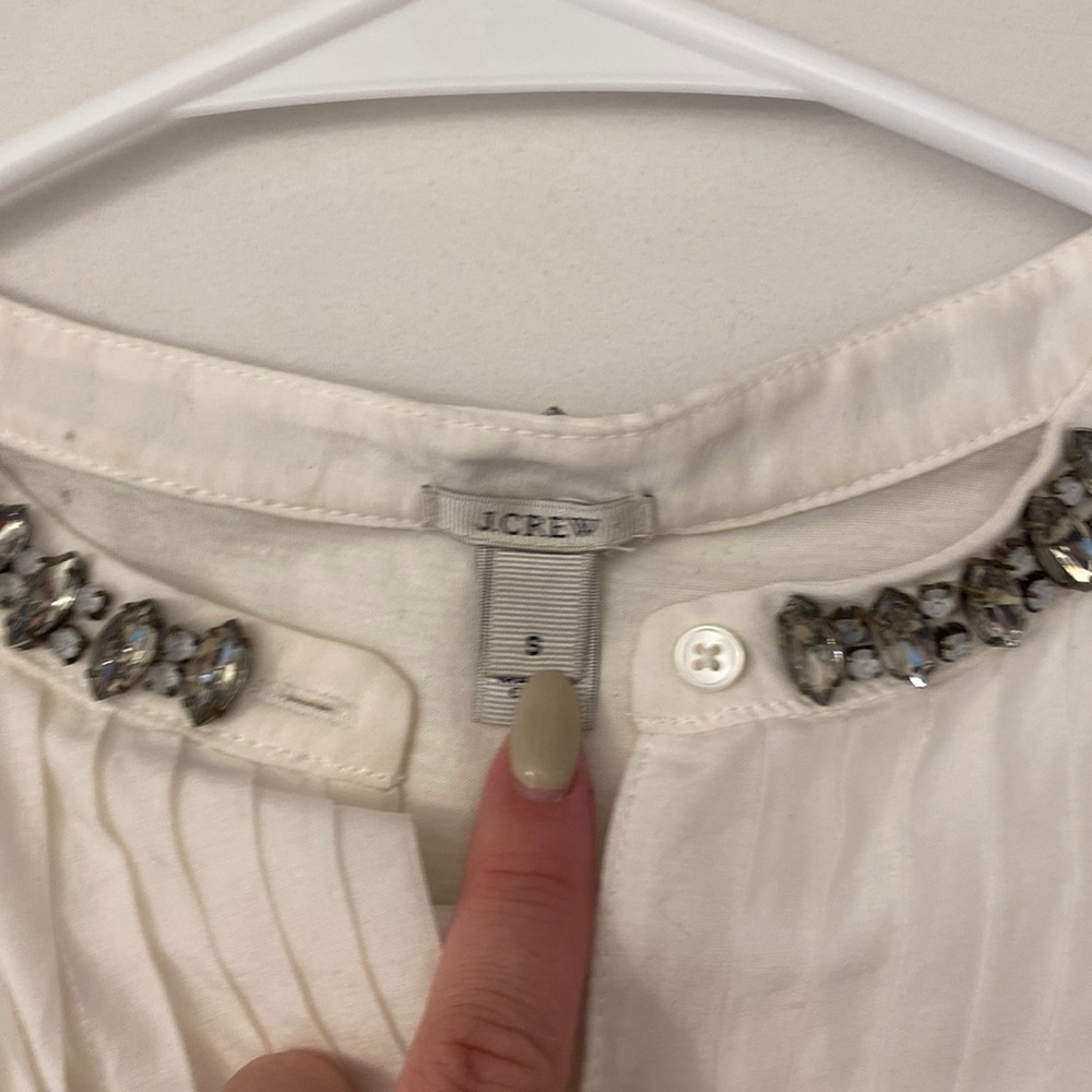 Jcrew rhinestone dress tank